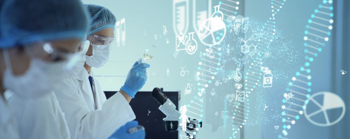 Genetic engineering concept. Medical science. Scientific Laboratory. Genetic engineering concept. Medical science. Scientific Laboratory.